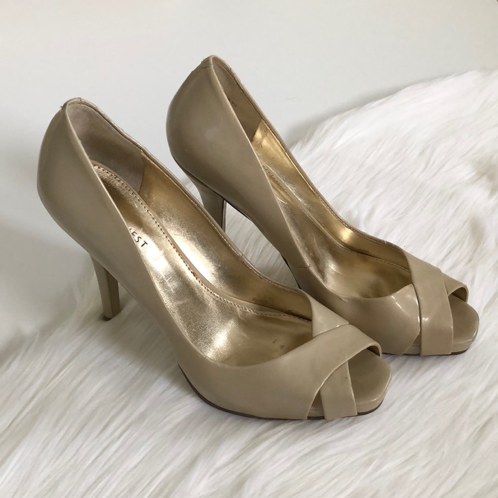 [NINE WEST] Nude Heels